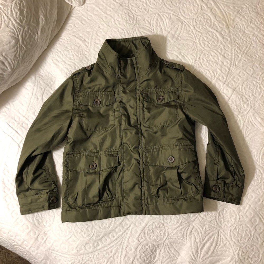 Kids 3T Crazy 8 Dark Green Polyester Jacket